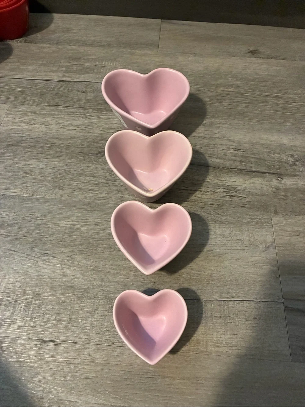 Rae Dunn lavender heart measuring cups